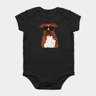 Cool Pitbull for Pitbull Parents or Pitbull Lovers Baby Bodysuit